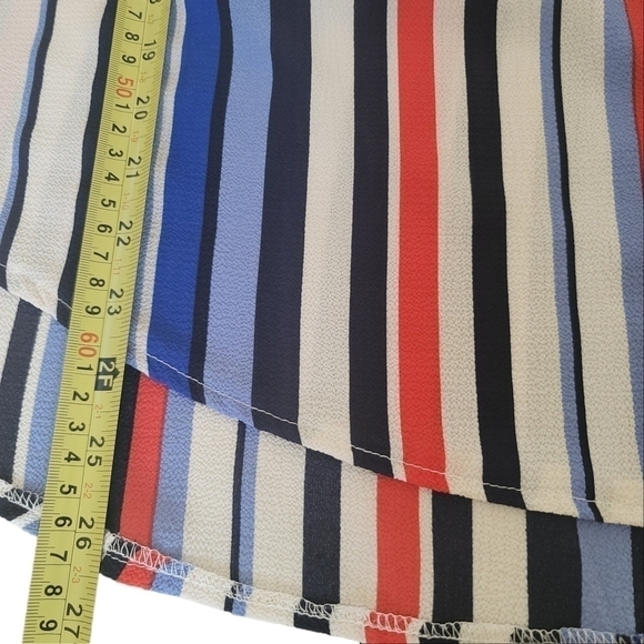 MANDY Evan Multicolor 3/4 Sleeve Blouse US M - Picture 9 of 10